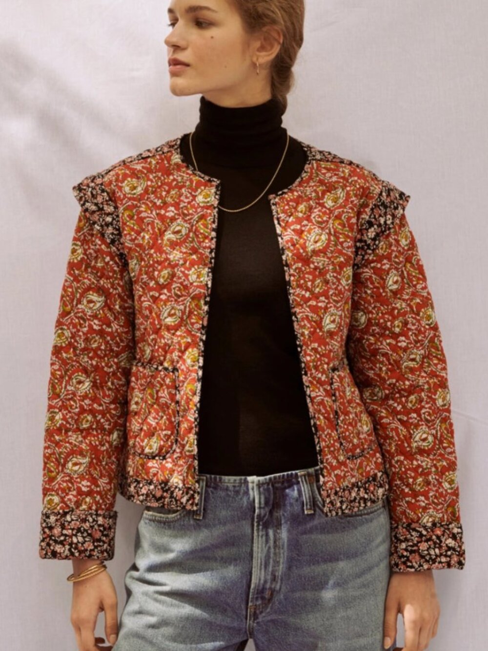 Floral Quilted Jacket